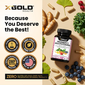 Multivitamines X Gold Health avec canneberge et kale