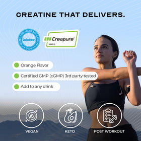 Muscle Feast Creapure Poudre de Créatine Monohydrate 300g en contexte d'utilisation