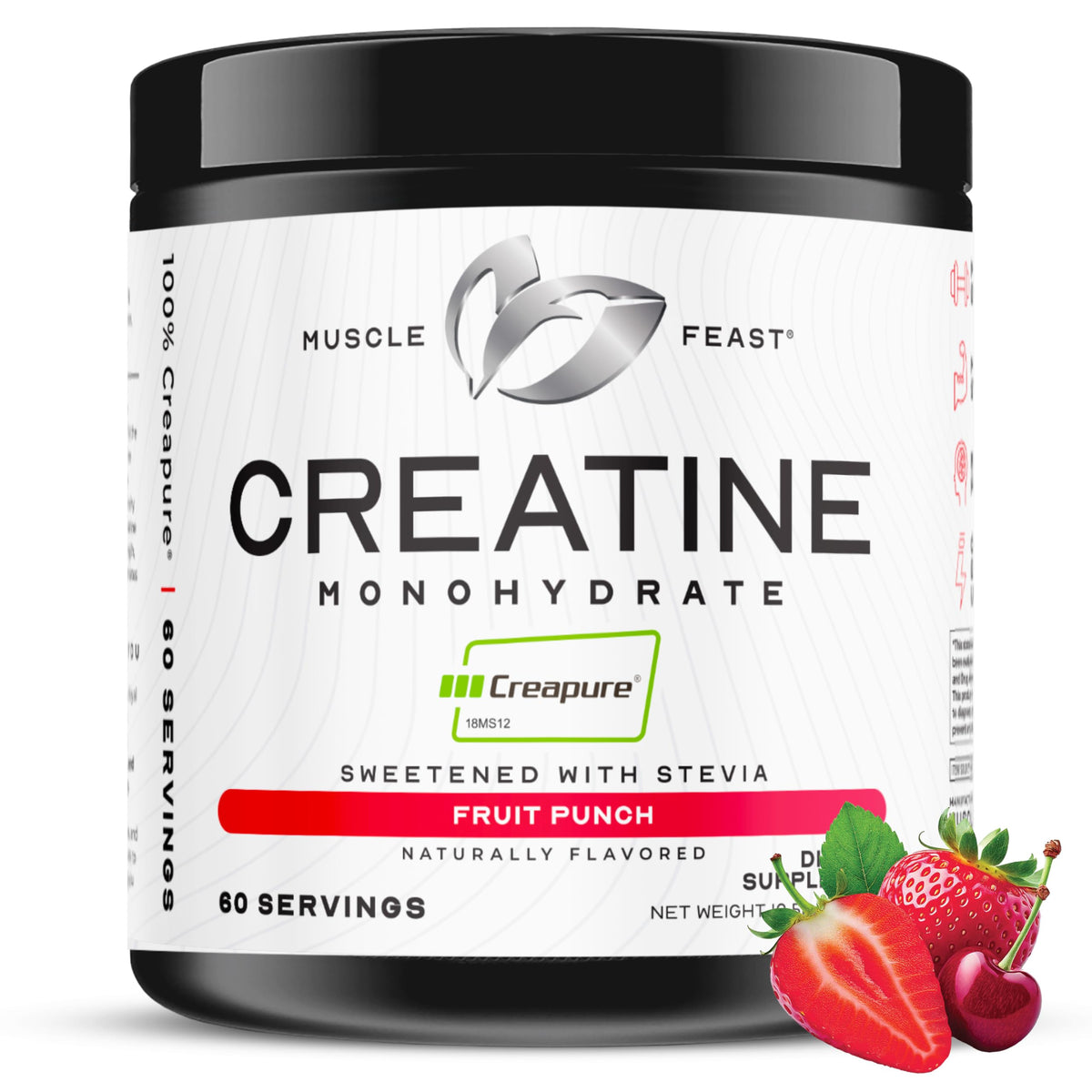 Muscle Feast Creapure poudre de créatine monohydrate 300g vue avant