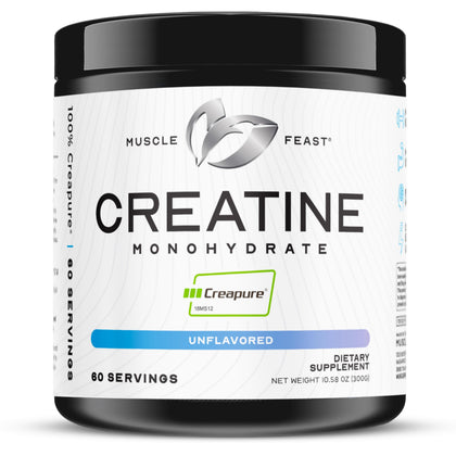 Muscle Feast Creapure Poudre de Créatine Monohydrate 300g - vue de face
