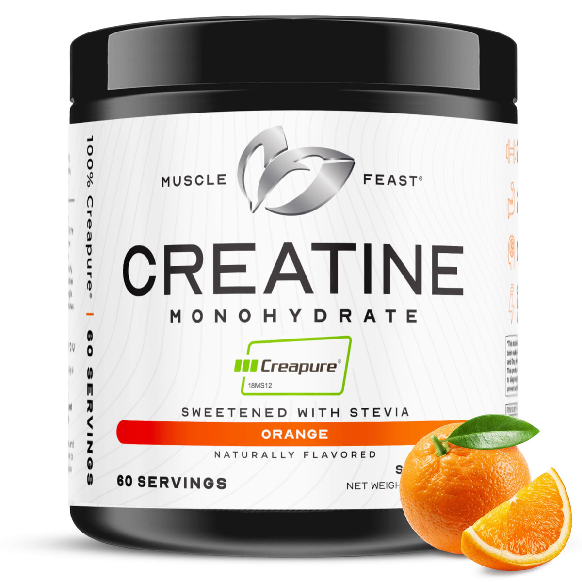 Muscle Feast Creapure Poudre de Créatine Monohydrate 300g vue de face
