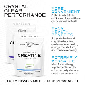 Muscle Feast Créatine Monohydrate 290g avec une cuillère doseuse
