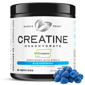 Muscle Feast Créatine Monohydrate Creapure 300g Framboise Bleue vue de face