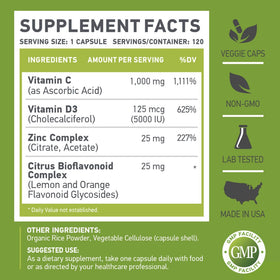MUSCLE FOOD LABS CDZ capsules à côté d'une cuillère de poudre