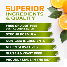 MUSCLE FOOD LABS Vitamine C + Zinc flacon ouvert