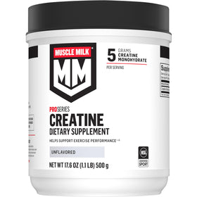 Muscle Milk Pro Series Poudre de Créatine Non Aromatisée 1,1 lb vue de face