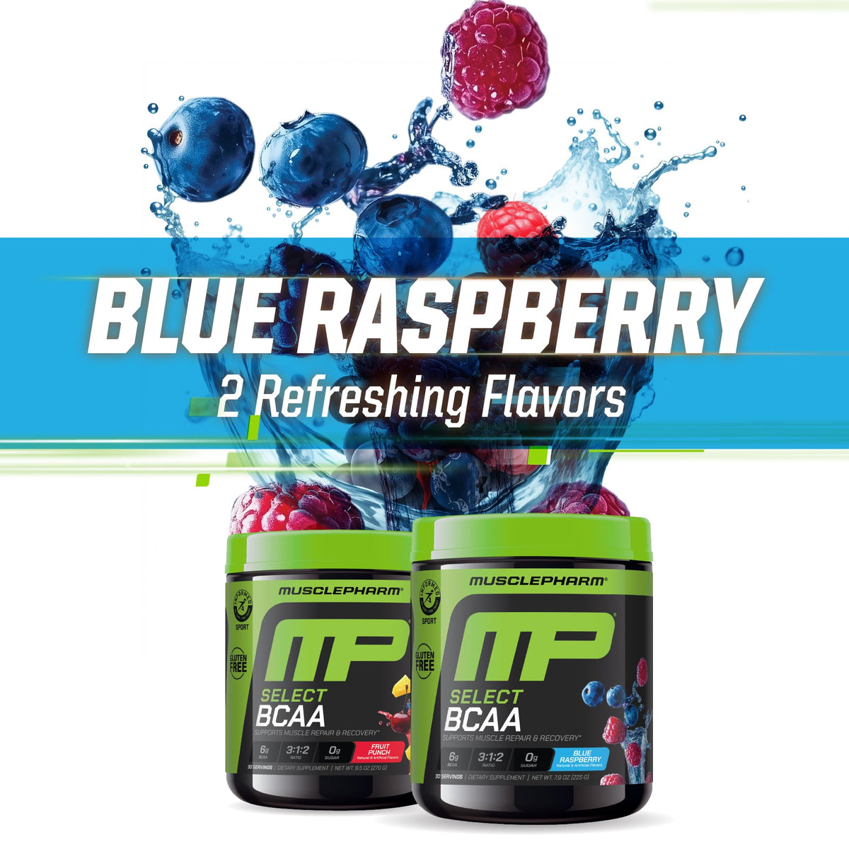 Muscle Pharm BCAA Powder 290g emballage ouvert