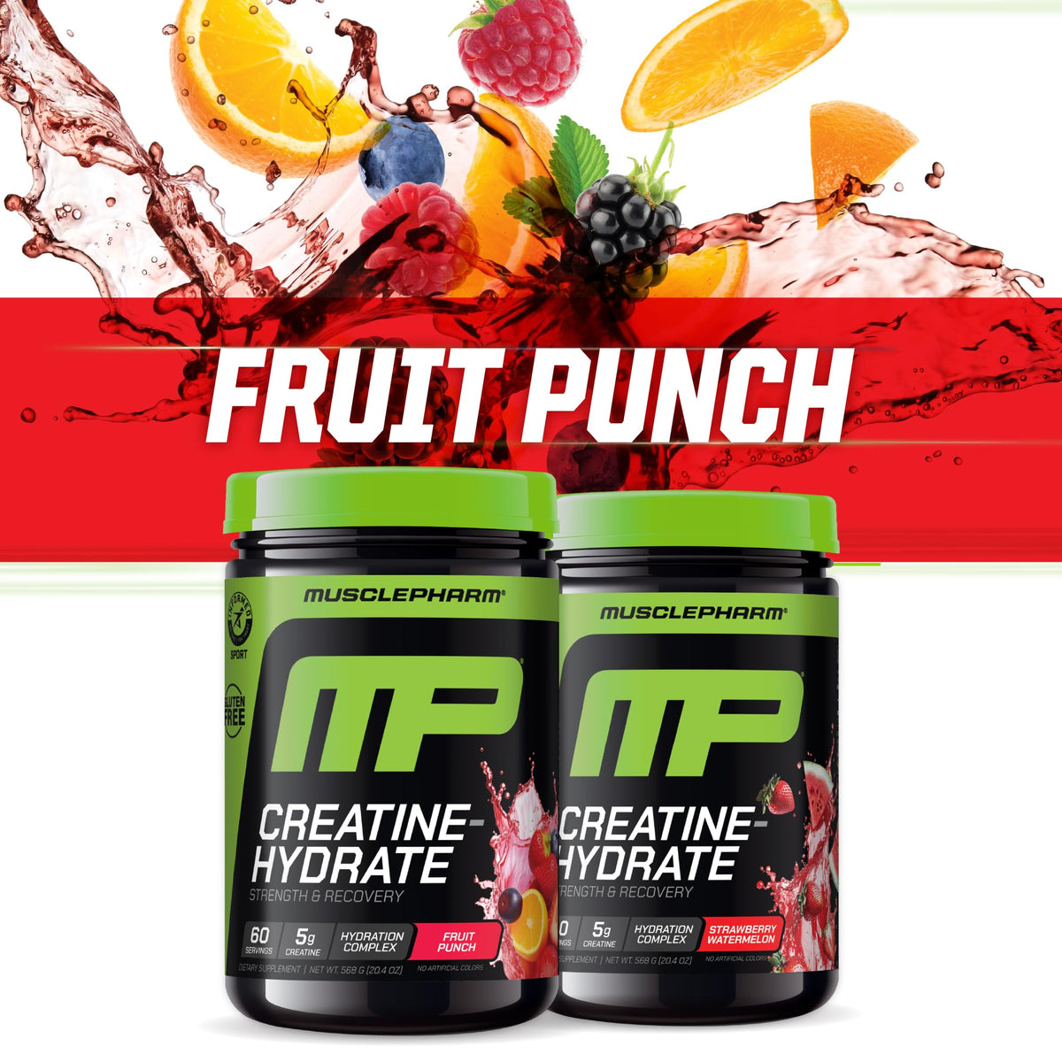 Muscle Pharm Créatine Monohydrate Hydratation - dosage en poudre