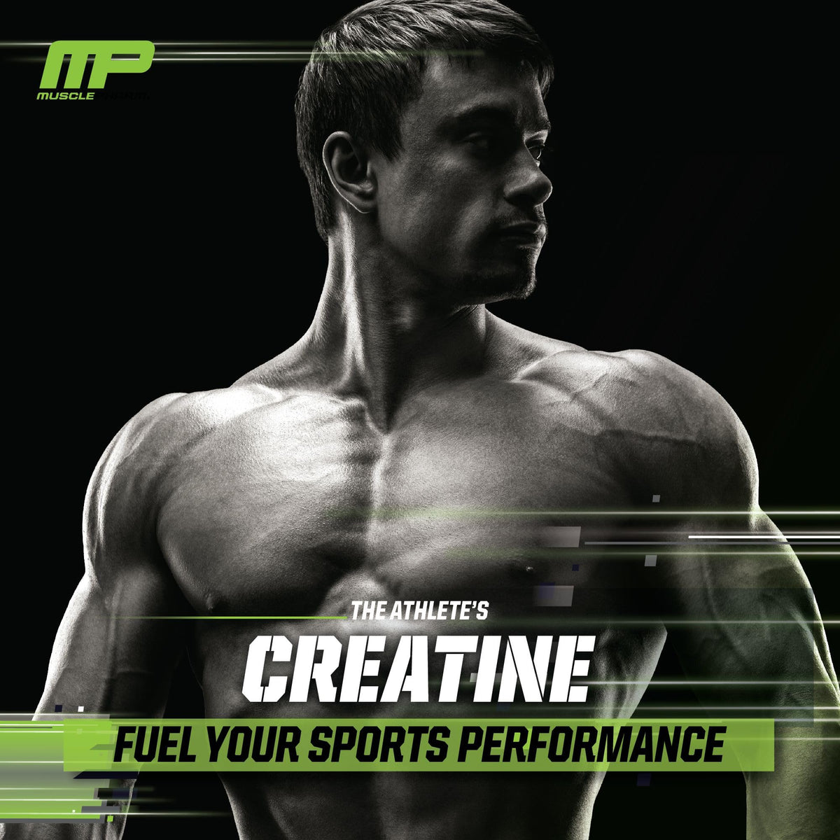 Muscle Pharm Créatine Monohydrate Poudre 308g avec une cuillère doseuse