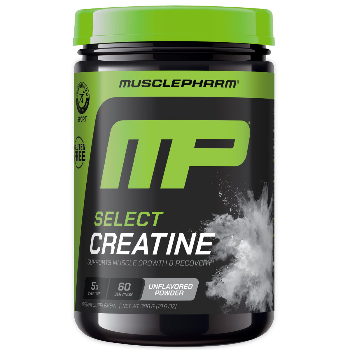 Muscle Pharm Créatine Monohydrate Poudre 308g vue de face
