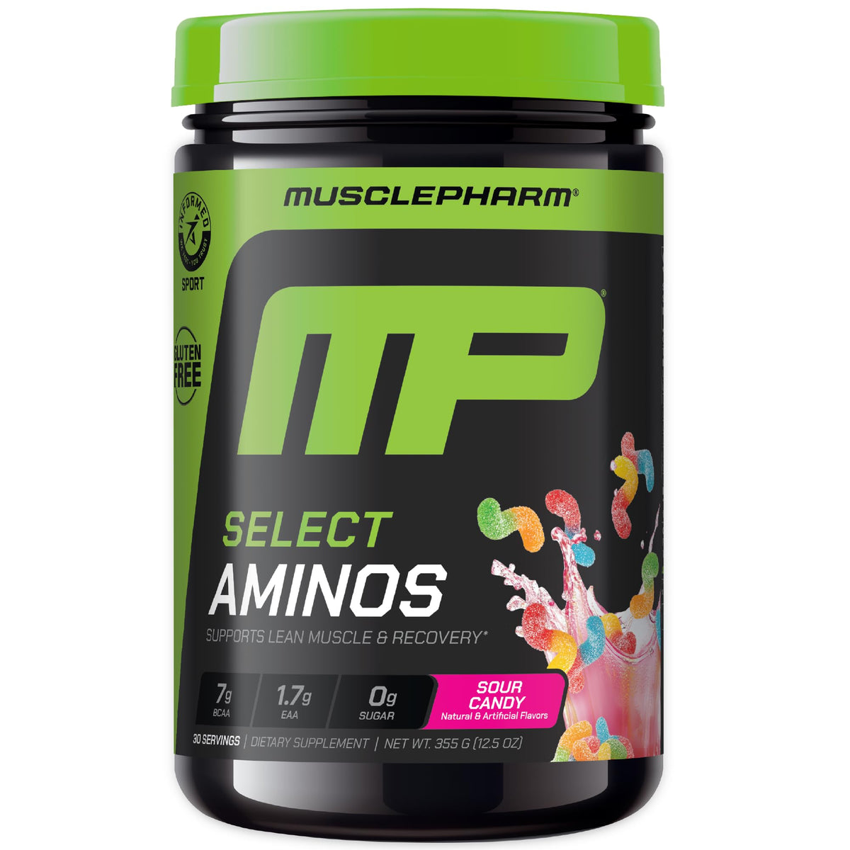 Muscle Pharm Select Amino Acids EAA BCAA 372g emballage avant