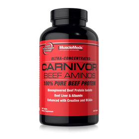 MuscleMeds Carnivor 300 Tablettes Protéines Bovin vue de face