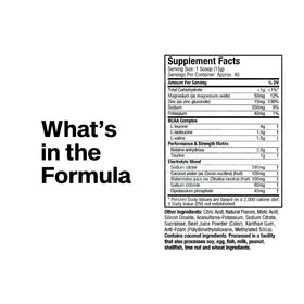 MuscleTech BCAA Acides Aminés 730g étiquette arrière