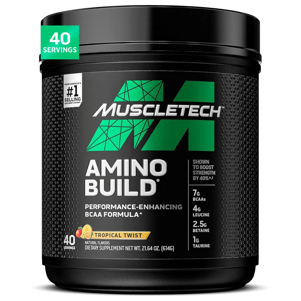 MuscleTech BCAA Amino Acids 762g Tropical Twist front view