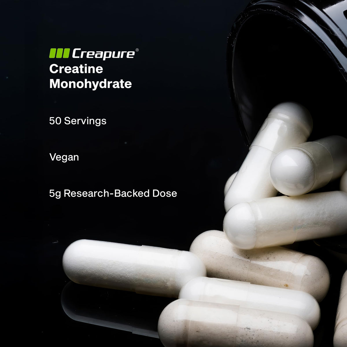MuscleTech Créatine Monohydrate 100% Creapure capsules de côté