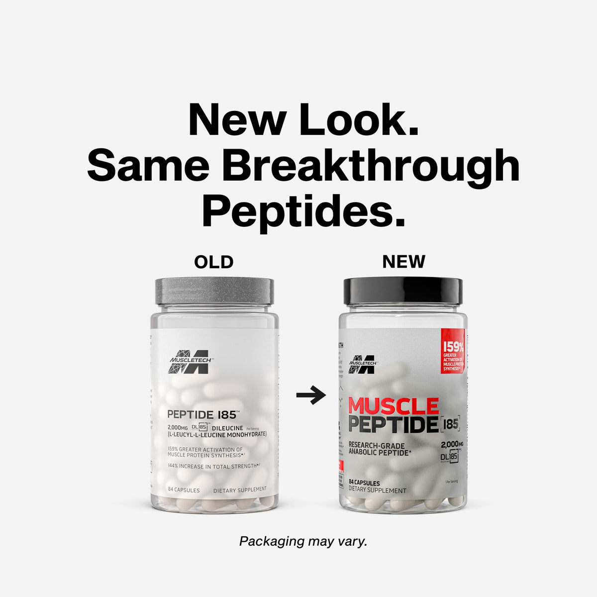 MuscleTech Peptide DL-185 avec d'autres compléments