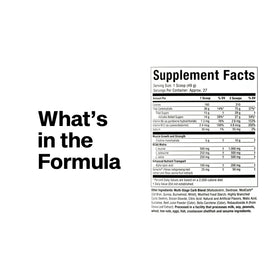 MuscleTech Poudre de Créatine Monohydrate 3LB sur une table avec d'autres compléments alimentaires