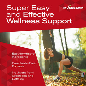 musebeam Complément Alimentaire Berbérine HCl 1800mg 90 Capsules sur fond blanc