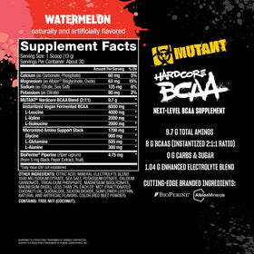 Mutant BCAA Hardcore 458g en utilisation pendant un entraînement