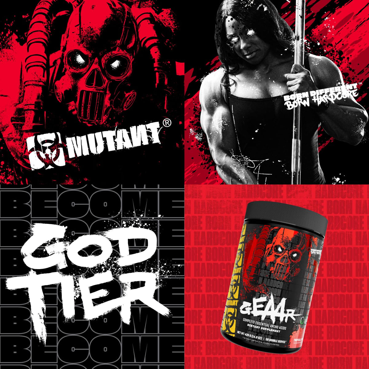 Mutant GEAAR 10g EAAs Arginine Electrolytes back view