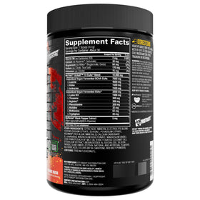 Mutant GEAAR BCAA 10g EAAs + Arginine Orange Rush on a workout bench