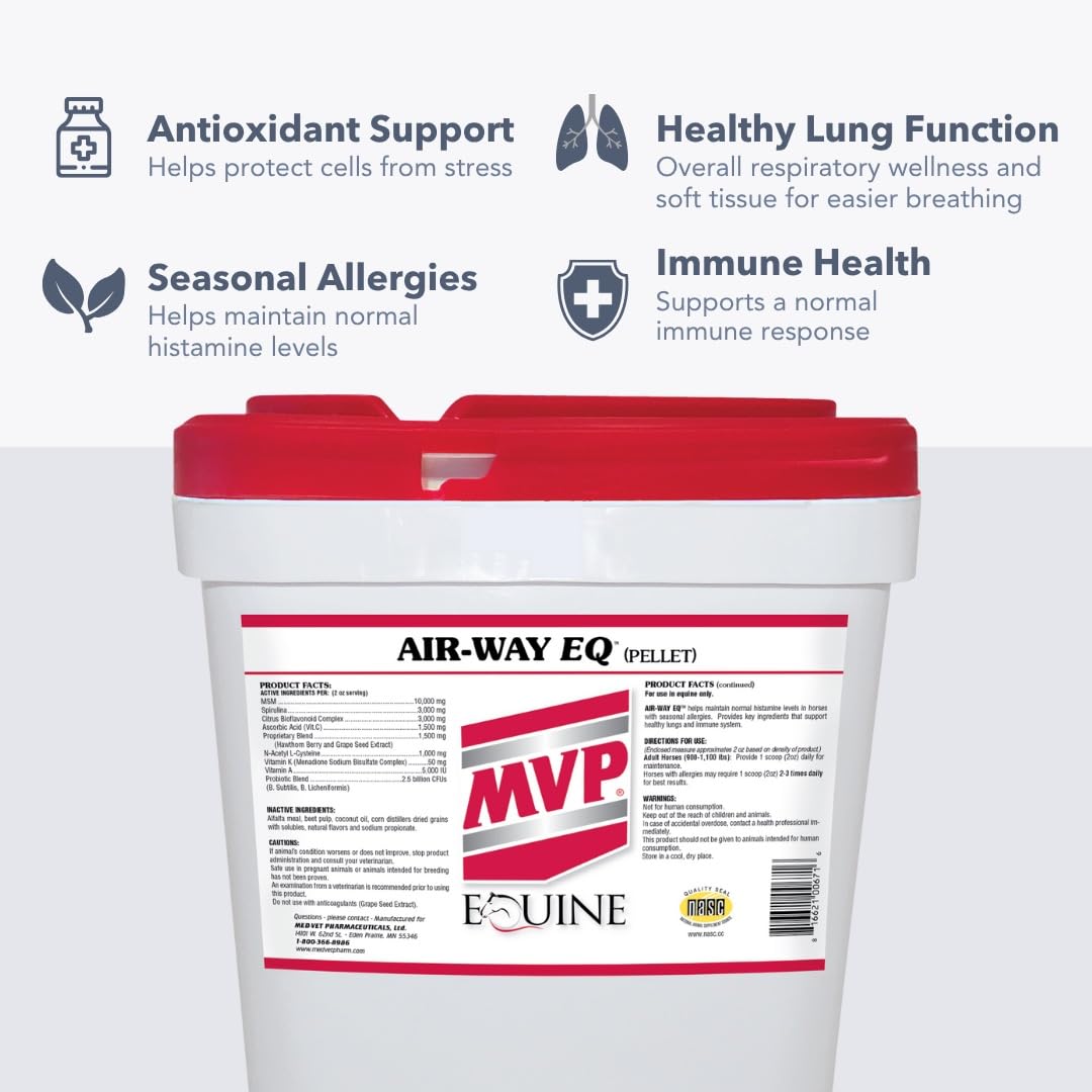 MVP Air-Way EQ contenant de 5lb avec étiquette