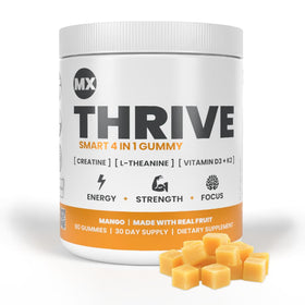 MX Wellness Gummies de Créatine Monohydrate 90 Gummies Saveur Mangue vue de face