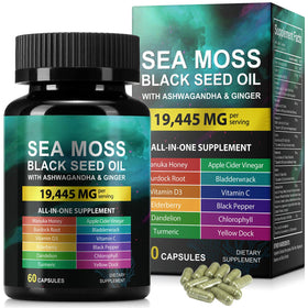 MXCZBSM Complément Alimentaire Algues Maritimes 60 Capsules vue avant