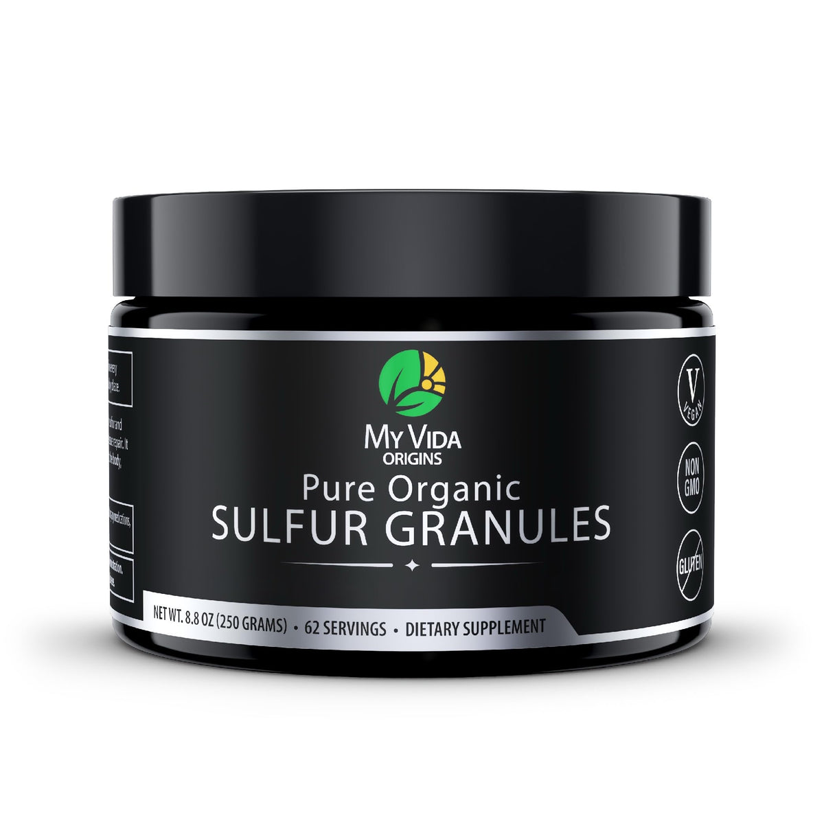 My Vida Origins Soufre Organique Pur granules avant en paquet de 308g