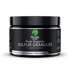 My Vida Origins Soufre Organique Pur granules avant en paquet de 308g