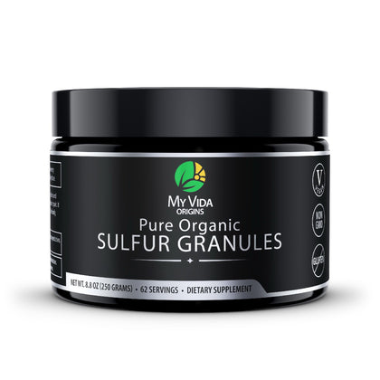 My Vida Origins Soufre Organique Pur granules avant en paquet de 308g