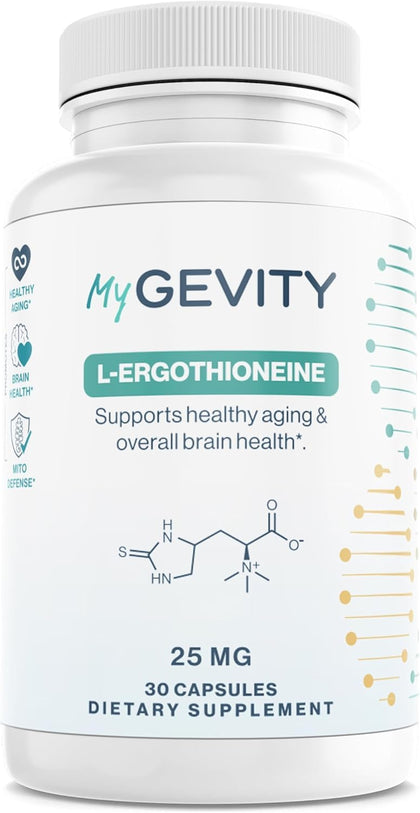 MyGevity Ergothioneine 25mg bouteille vue de face