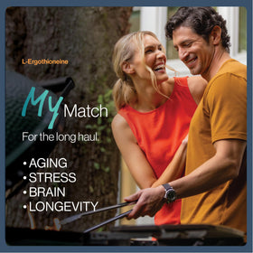 MyGevity Ergothioneine 25mg capsules sur une surface blanche