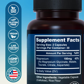 MyoActivo 60 capsules de magnésium sur fond blanc