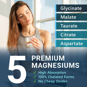 MyoActivo capsules de magnésium à côté d'un verre d'eau