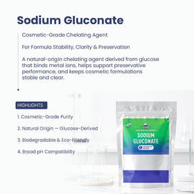 MYOC Gluconate de Sodium 113 g en utilisation dans une lotion