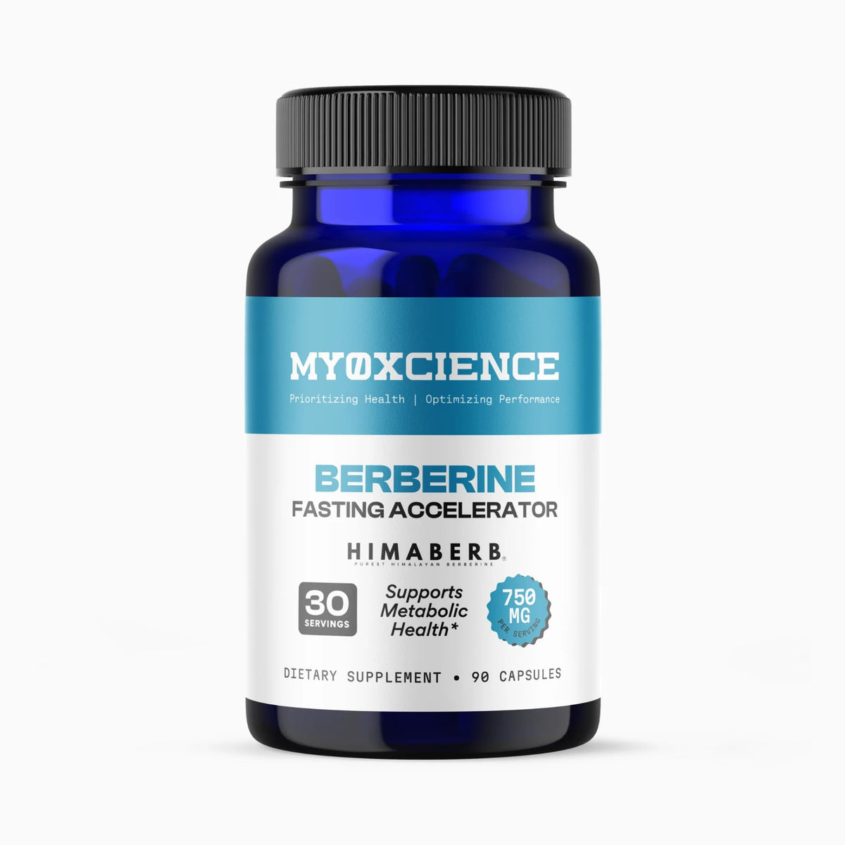 MYOXCIENCE Berberine 90 capsules avec un design épuré