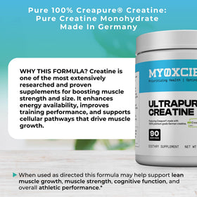 MYOXCIENCE Creapure créatine monohydrate 5g en mélange