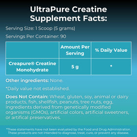 MYOXCIENCE Creapure créatine monohydrate 5g pot arrière