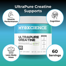 MYOXCIENCE Creapure Créatine Monohydrate 735g avec cuillère doseuse