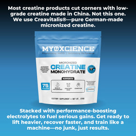 MYOXCIENCE Creavitalis Créatine Micronisée 390g derrière