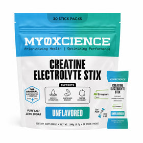 MYOXCIENCE Electrolyte STIX boîte de 30 stick-packs vue de face