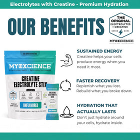 MYOXCIENCE Electrolyte STIX stick-pack dans un environnement sportif