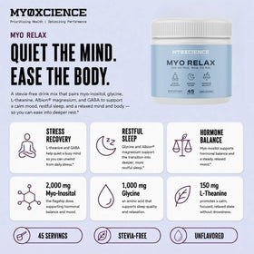 MYOXCIENCE Myo daily wellness & Calm pot ouvert avec cuillère