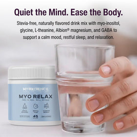 MYOXCIENCE Myo daily wellness & Calm vue latérale du pot