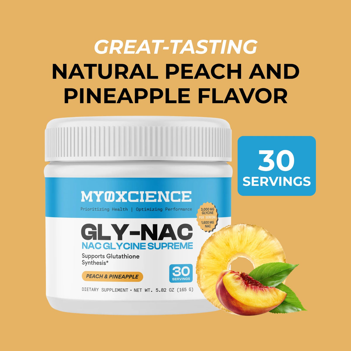 MYOXCIENCE NAC Glycine en utilisation avec d'autres compléments