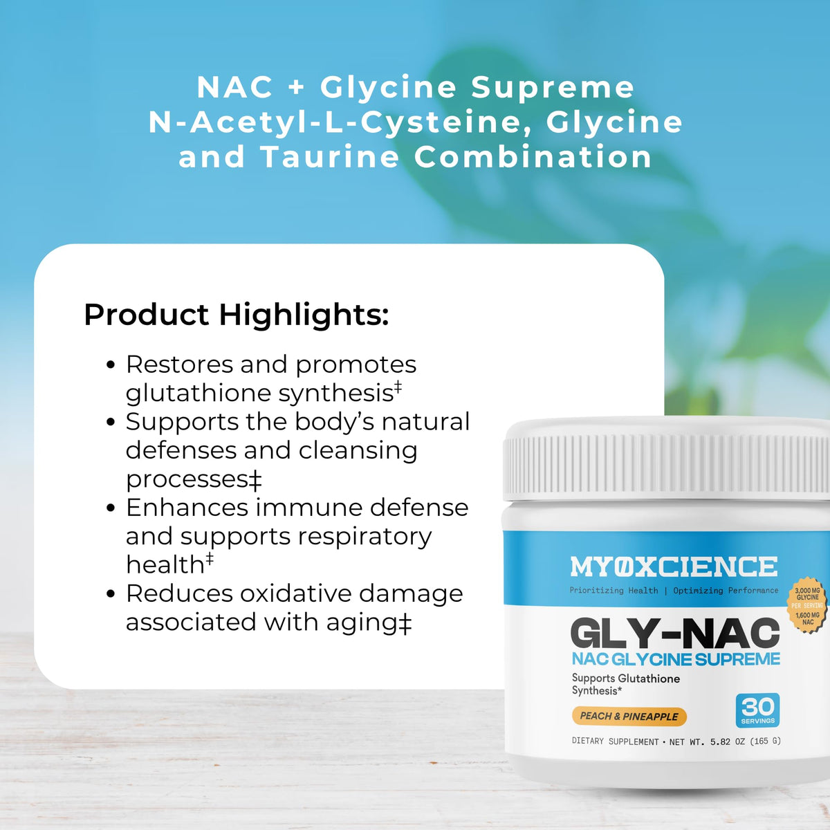 MYOXCIENCE NAC Glycine mélange prêt à boire