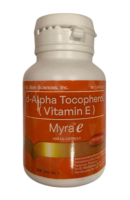 Myra E 400 UI Vitamine E boîte de 30 capsules