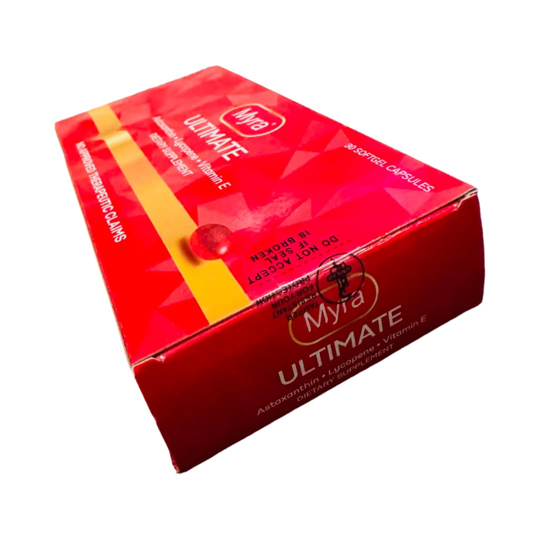 Myra Ultimate 30 Capsules Softgel avec le bouchon ouvert