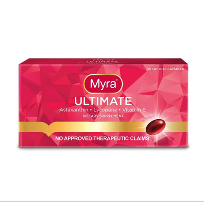 Myra Ultimate 30 Capsules Softgel vue avant avec emballage